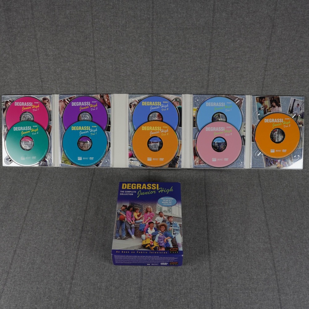Degrassi Junior High The Complete Collection Series 9 Disc DVD Set Seasons 1 2 3